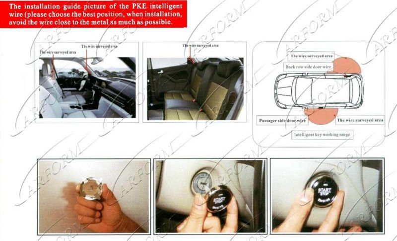 What are some push button keyless start systems?
