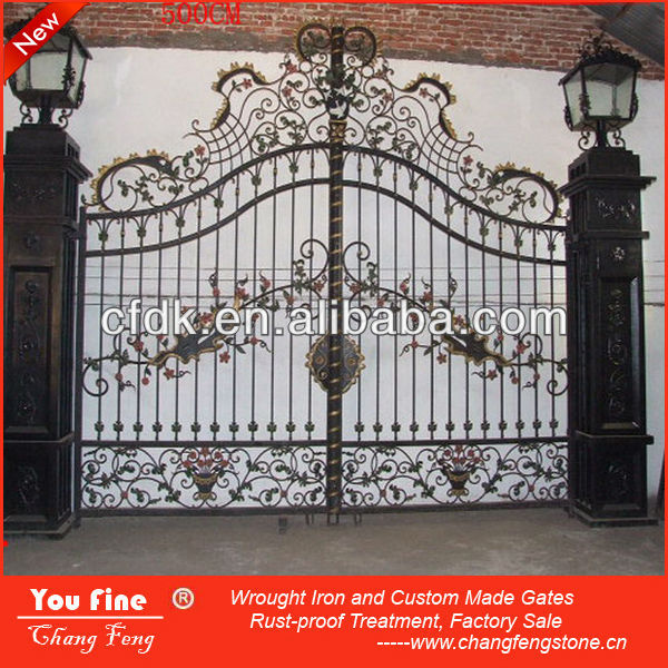 Wrought Iron Driveway Gate Designs - Buy Wrought Iron Gate Designs ...  Wrought iron Driveway gate designs