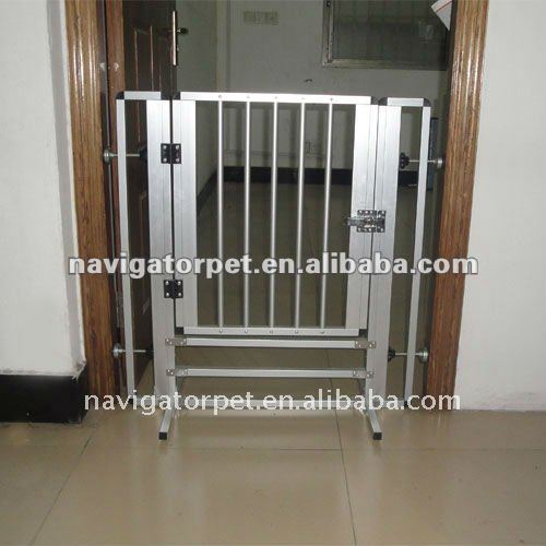 Adjustable And Aluminum Pet Gate - Buy Pet Gate,Dog Gate,Patio Pet Door