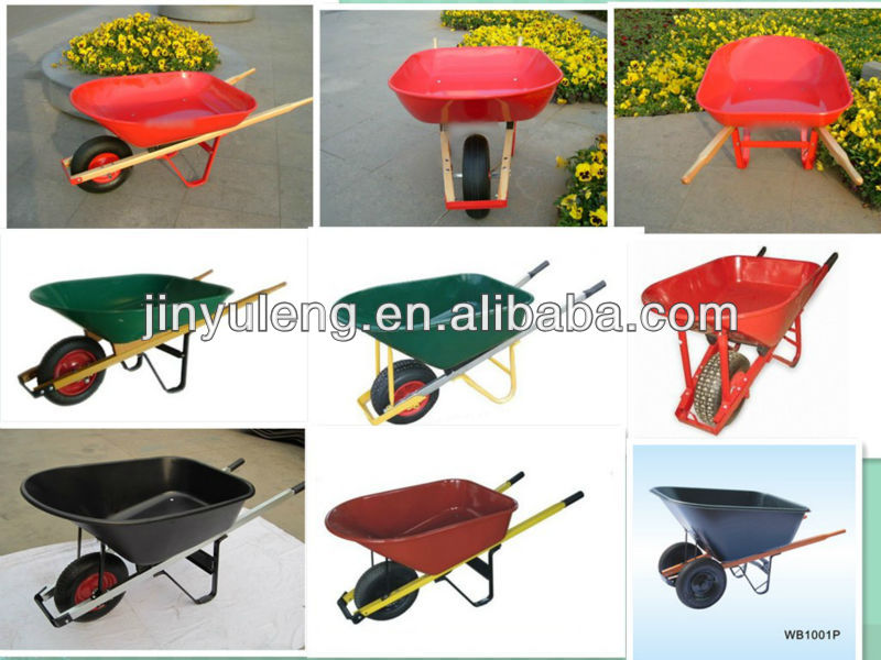 100L strong WB3800 wheel barrow for construction