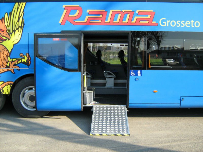 Electric Wheelchair Ramp For Low-floor Buses - Buy Aluminum Wheelchair ...