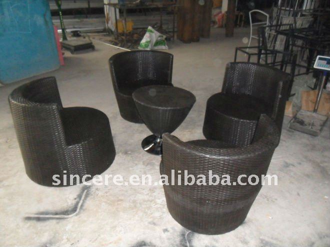 Rattan Furniture / Pe Rattan Table And Chair / Garden Table - Buy