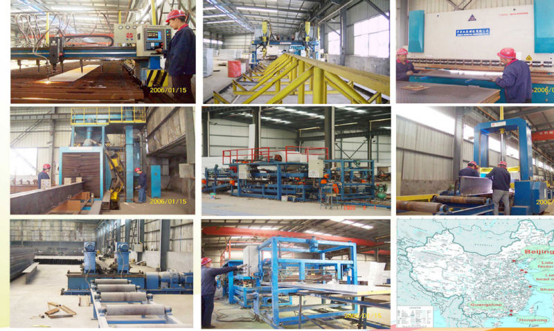 Steel fabrication workshop layout, prefab production hall, power8 workshop
