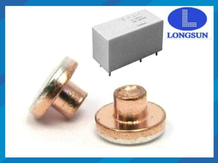 Rotating Silver Brass Electrical Contacts/ Silver Alloy Material Rohs