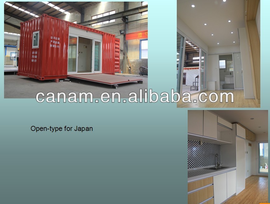 CANAM- Container houses being used as two stories buildings