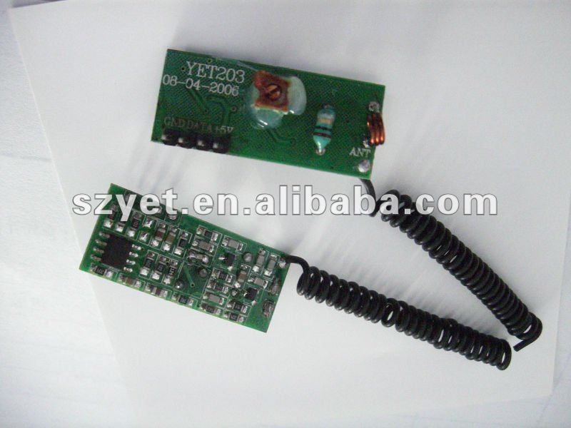 5V wireless transmitter module and receiver module