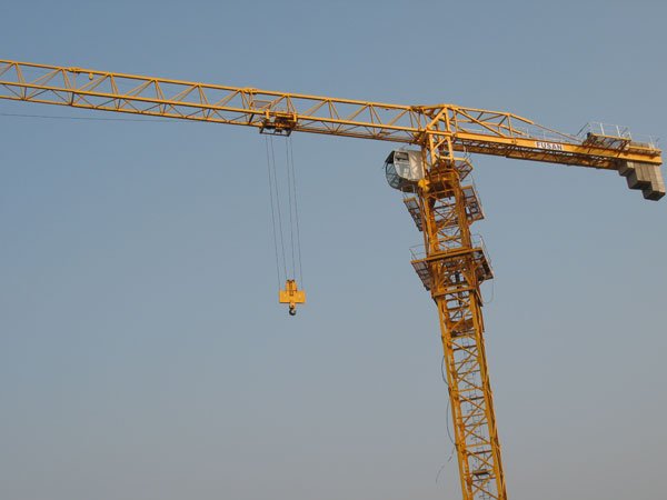 QTP5010, 4t max load, 50m jib, 1.0t tip load, china topless tower crane