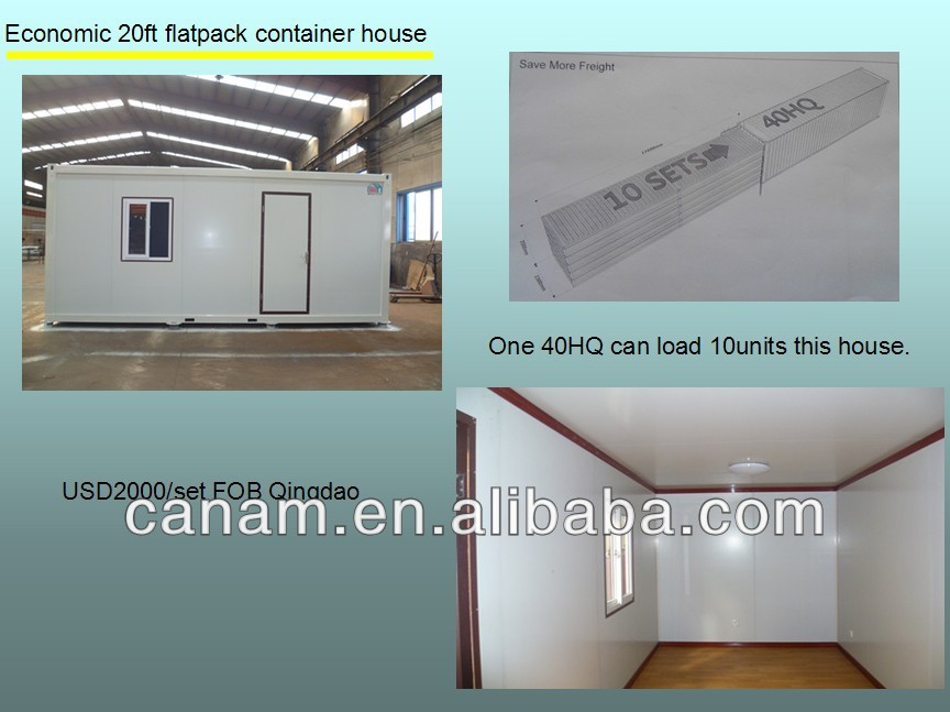 CANAM- ISO9001:2008 20ft Temporary container cabin/ housing