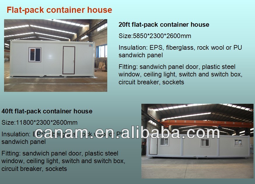 CANAM- prefab shipping container homes for social housing projects