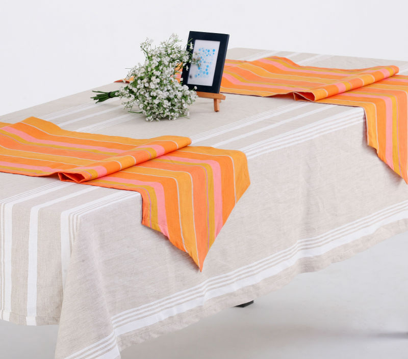 nature color table runner