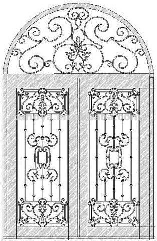 front door grill design for house