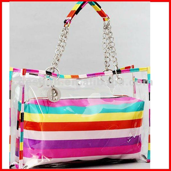 large clear beach bags