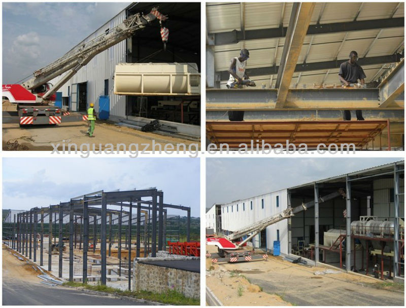 Prefabricated earthquake resisting industrial warehouse steel design