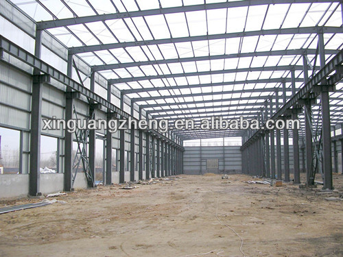 light steel frame pre-fabricated workshop shed design and construction