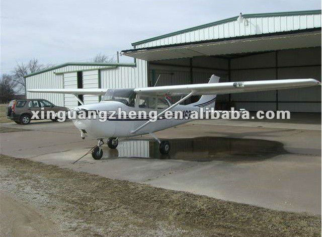 Economic steel metal manufacture airplane hangar in China