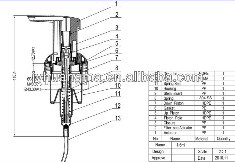 40mm Plastic Foaming Pumps / Hand Foam Pumps / Cosmetic Foam Pump Buy