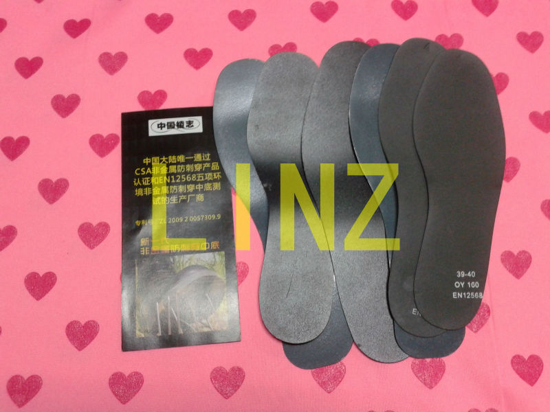 professional supply safety shoes stainless steel insoles 200J