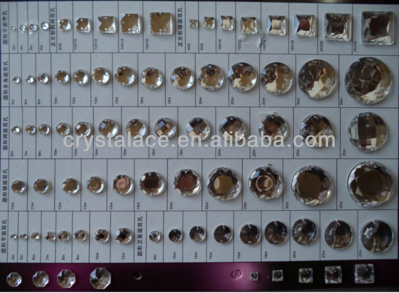 Acrylic rhinestones,sew on flat back acrylic beads, sew on acrylic rhinestone