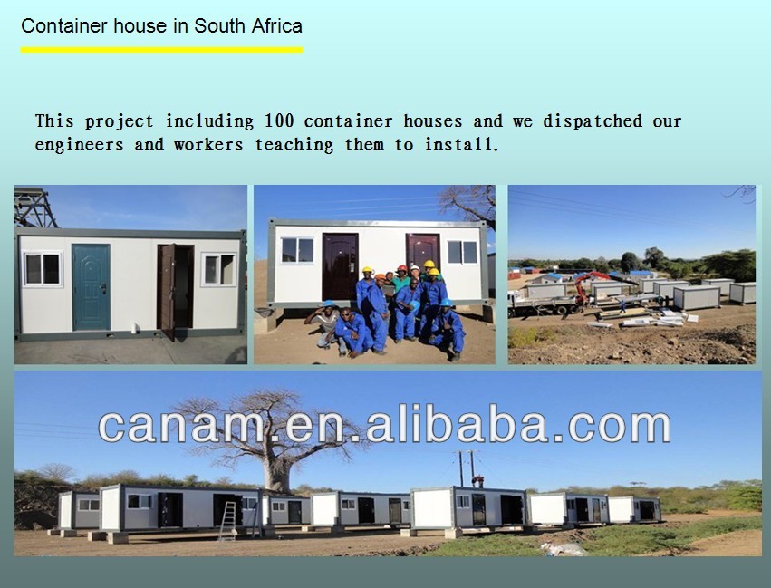 CANAM- low cost modified shipping container house