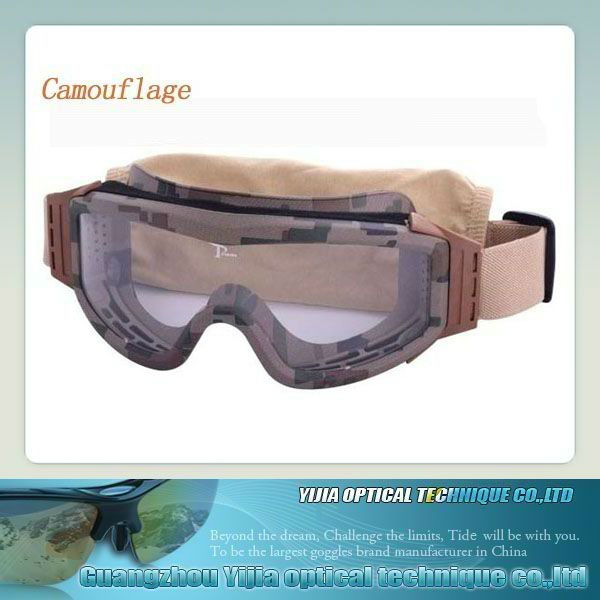High Impact Anti Fog Safety Military Shooting Airsoft Goggle Paintball