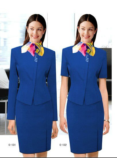 Hot Selled Elegant Flight Attendant Uniform 2015 Buy