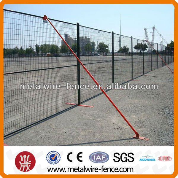 6'x10' powder coated canada standard temporary fence