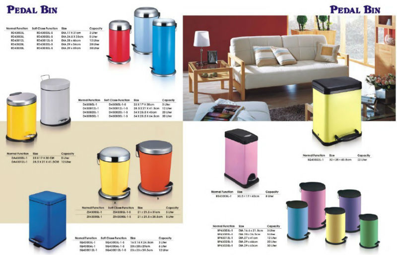Mini Countertop Trash Can,Brushed Stainless Steel,Swing Top Trash Bin ...