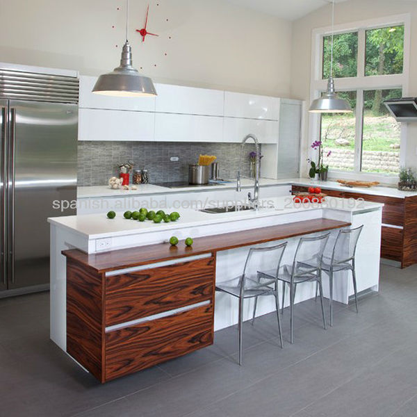 Gabinetes De Cocina De Diseño De Moda Hechos En China Para La Venta