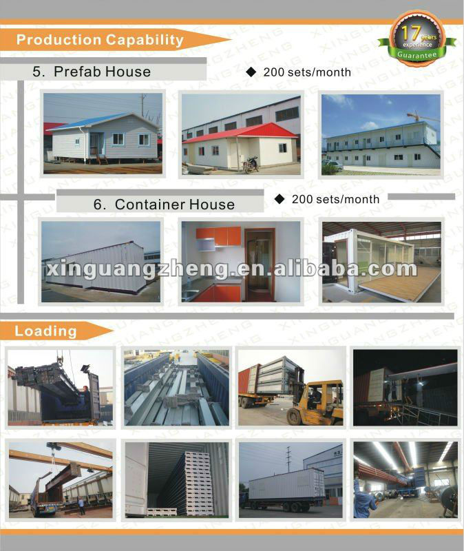 Steel structure two story warehouse
