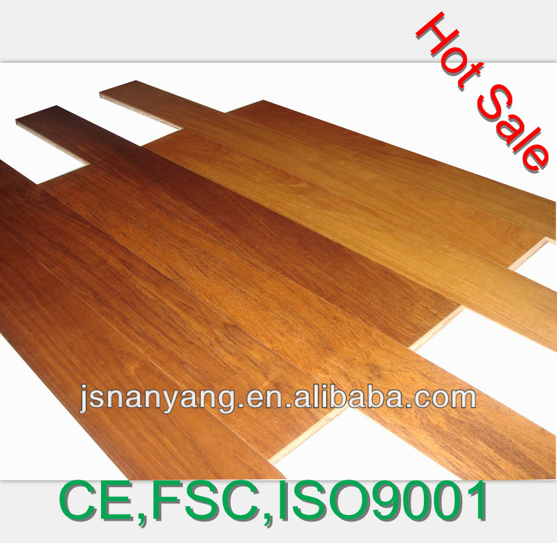 Multi Layer Engineered Wood Burma Teak Price Parquet Flooring With