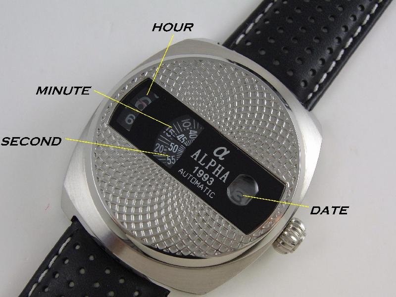 digital automatic watch