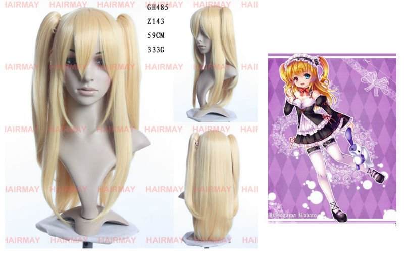 Anime Wigs Light Yellow - Buy Wig,Blonde Anime Wig,Light Auburn Wig