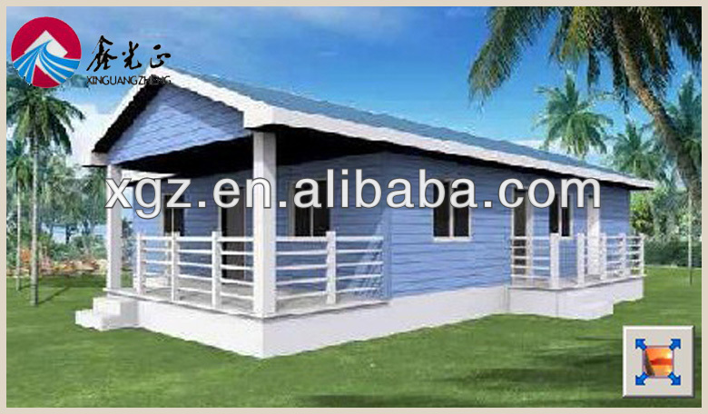 Steel Structure Modular Villa in Angola