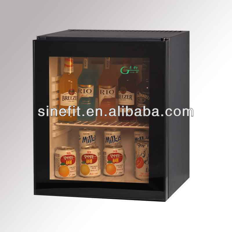 吸収ミニバーが30リットルのガラス扉付き Buy ガラスドアのミニバー冷蔵庫 ガラスドアのミニ冷蔵庫 全くコンプレッサーミニバー冷蔵庫 Product On Alibaba Com