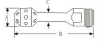 stainless steel fixed tank washing nozzle