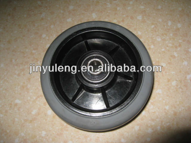 high quality rubber solid wheel