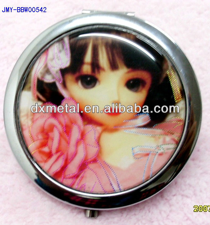 barbie compact mirror