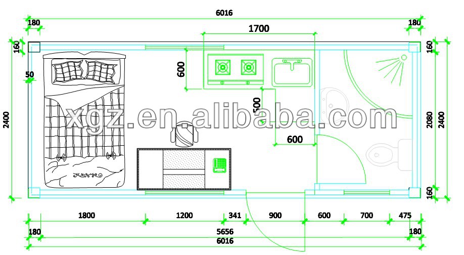 prefab modular container house design