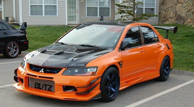 Car Bumpers/body Kit 03-06 Mitsubishi Evo Jc Style Front Bumper - Buy ...