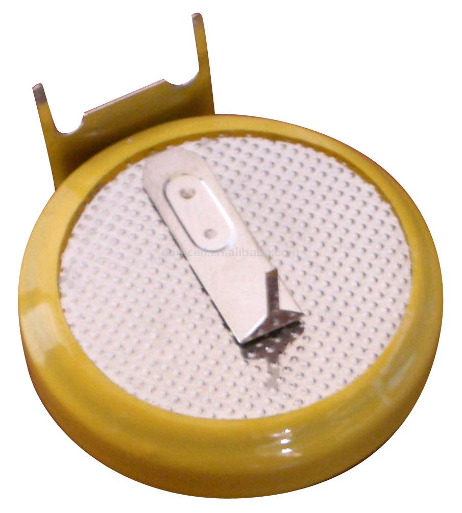 Lithium Battery Cr2450h1a Battery With Welding Tab Pcb Mounting Clips