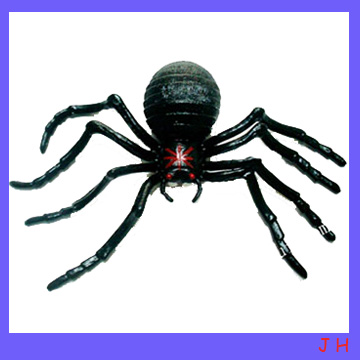 Halloween Flashing Rubber Spider Toy - Buy Stretch Rubber Toy,Flashing ...