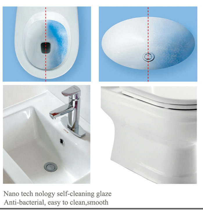 One Piece 3/6lpf Ce Disetujui Keramik Toto Saniter Toilet 