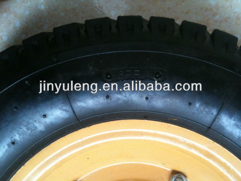 rubber wheels 4.00-8 lug pattern ,4.00-8 pneumatic wheels