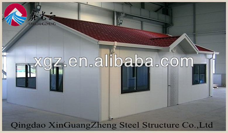 XGZ low cost steel prefabricated sandwich panel house