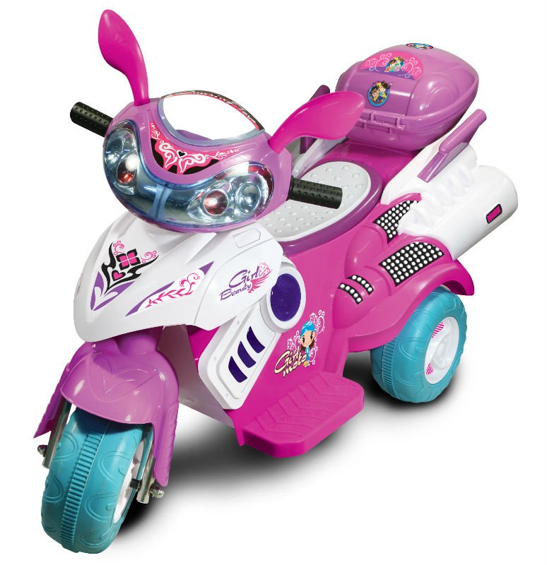 pink toy motorcycle