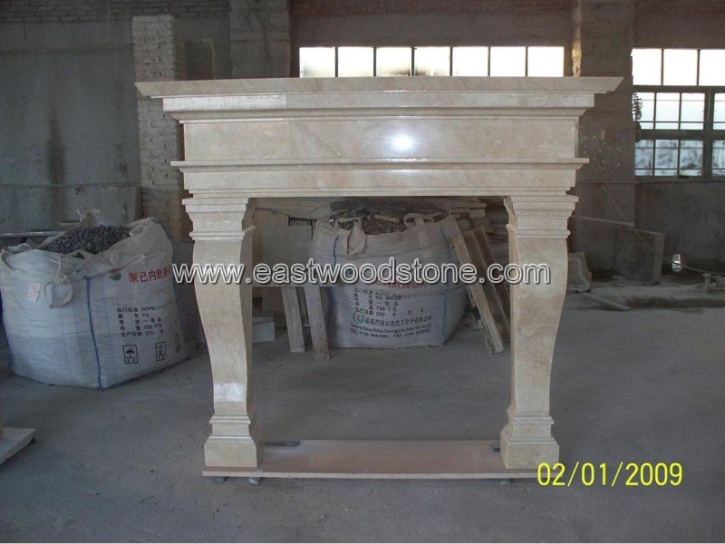 Blanco Pulido Mármol Chimeneas Eléctricas - Buy Mármol Chimeneas