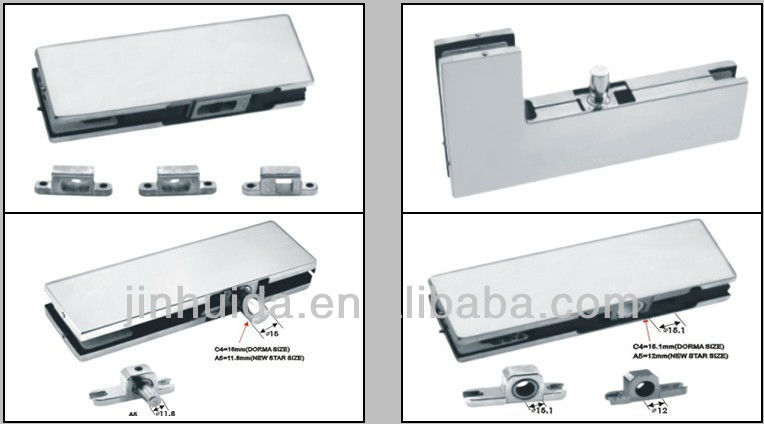 Cheap Stainless Steel Floor Spring Without Digging For Glass Door