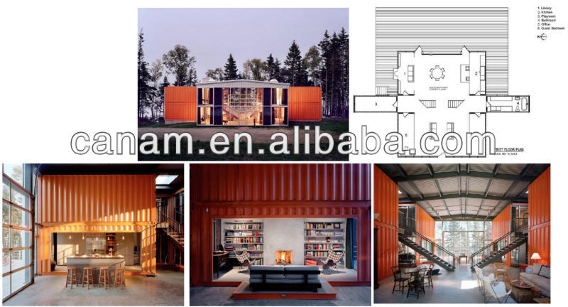 Canam- container living prefab shipping container dormitory