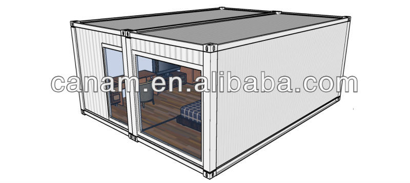 prefab shipping container housing/two story /contain house