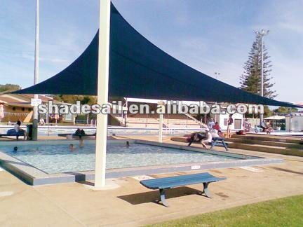 Swimming Pool Sun Shade Sail Outdoor Enclosures With Hdpe Material Swimming Pool Sun Shade Sail Outdoor Enclosures With Hdpe Material